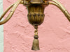 Petite Brass Tassel Chandelier