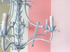 Newly Painted Faux Bamboo Tole Chandelier