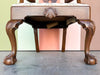 Wood Shell Motif Arm Chair