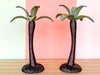 Pair of Palm Tree Candlesticks