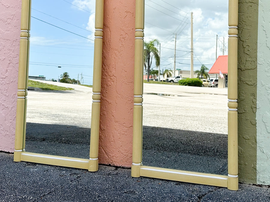 Thomasville Lattice Faux Bamboo Mirror