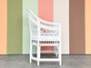 White Brighton Style Rattan Chair
