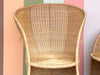 Pair of Wicker Chic Accent Chairs