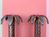 Pair of Palm Tree Candle Holders