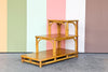 Ficks Reed Rattan Three Tier Side Table