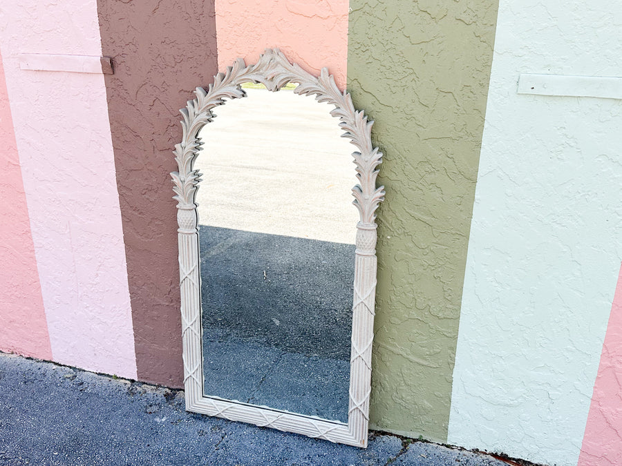 Pineapple and Palm Frond Mirror