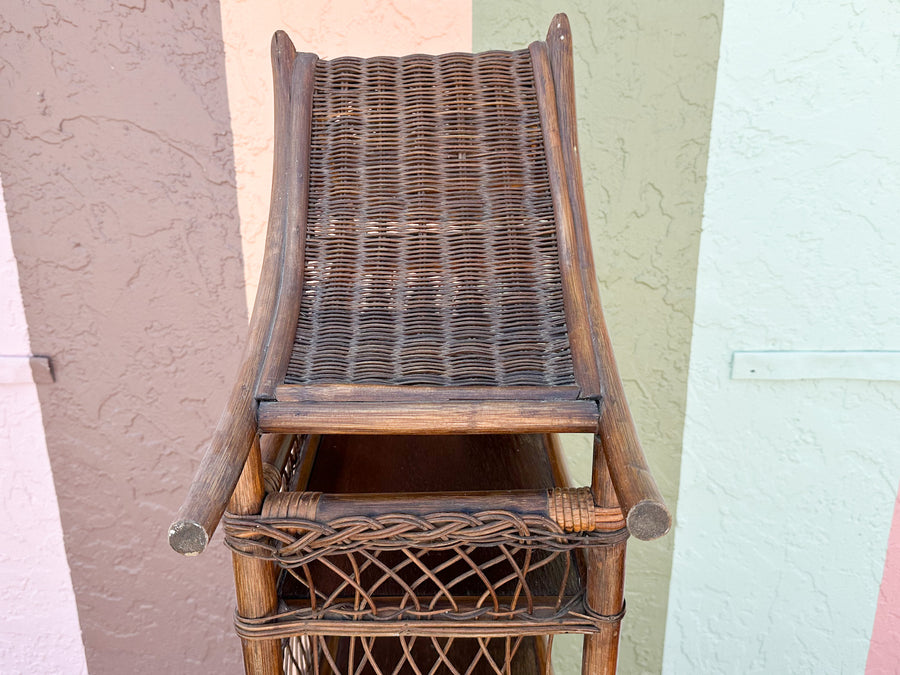 Rattan Pagoda Etagere
