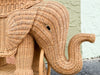Natural Wicker Elephant Garden Seat