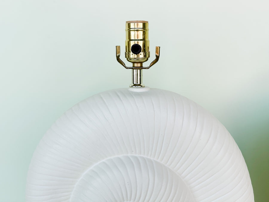 Pair of Coastal Nautilus Lamps