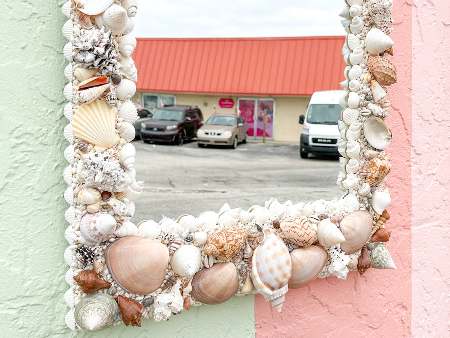 Coastal Chic Shell Mirror