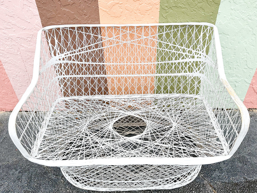 Webspun Outdoor Love Seat