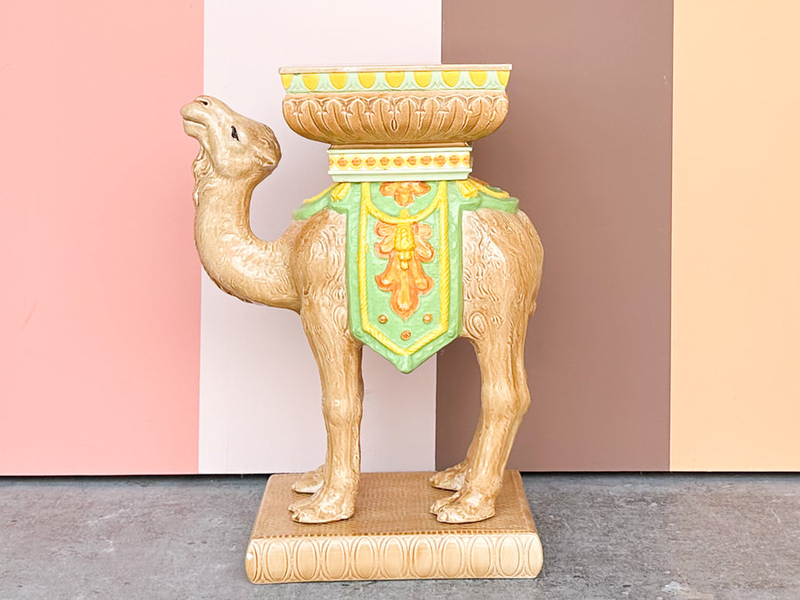 Kips Bay Show House Camel Garden Seat