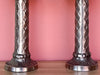 Pair of Palm Tree Candle Holders
