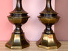 Pair of Brass Urn Lamps