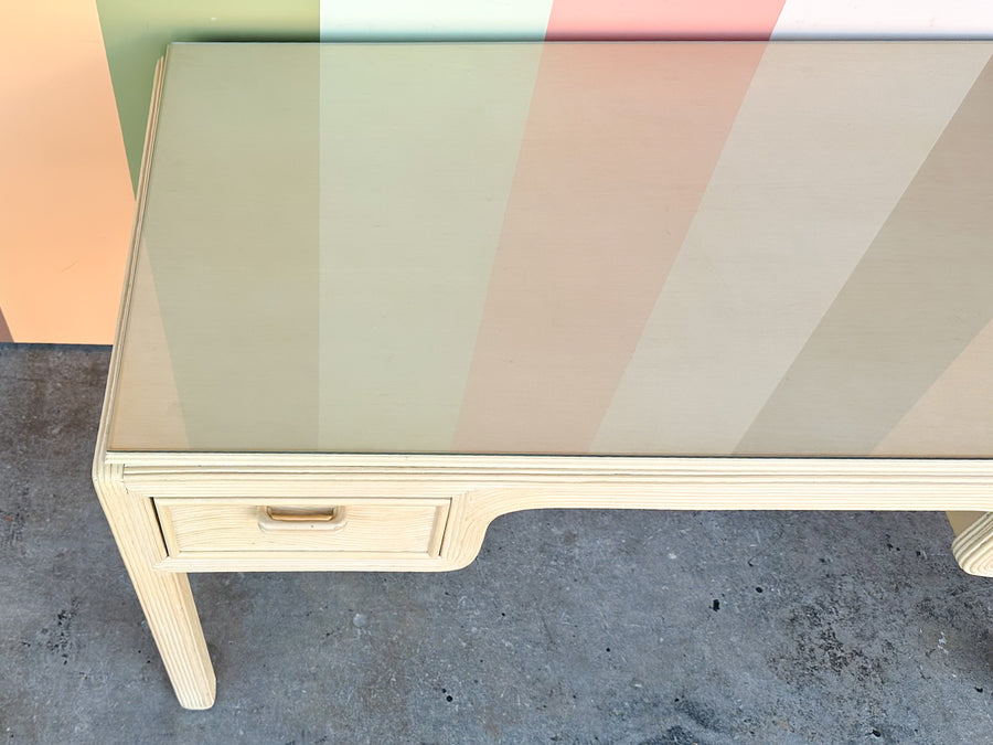 Coastal Chic Pencil Reed Desk and Chair