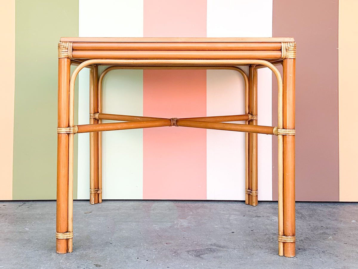Rattan Game Table