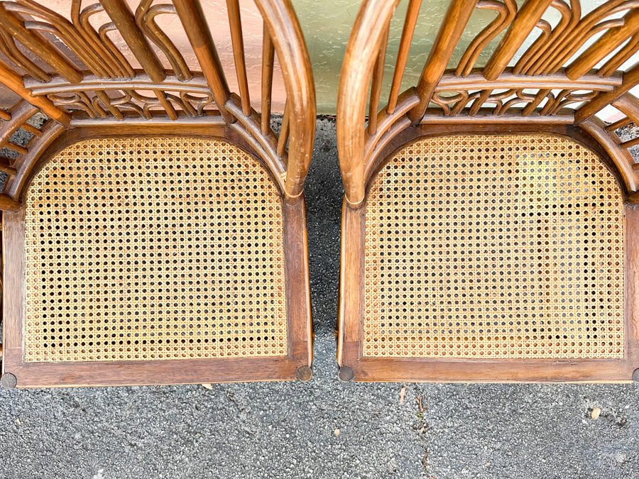 Set of Four Brighton Style Dining Chairs