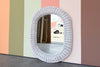 Oval Wicker Mirror