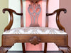 Wood Shell Motif Arm Chair