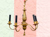 Petite Brass Tassel Chandelier