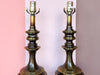 Pair of Brass Urn Lamps