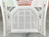 White Brighton Style Rattan Chair