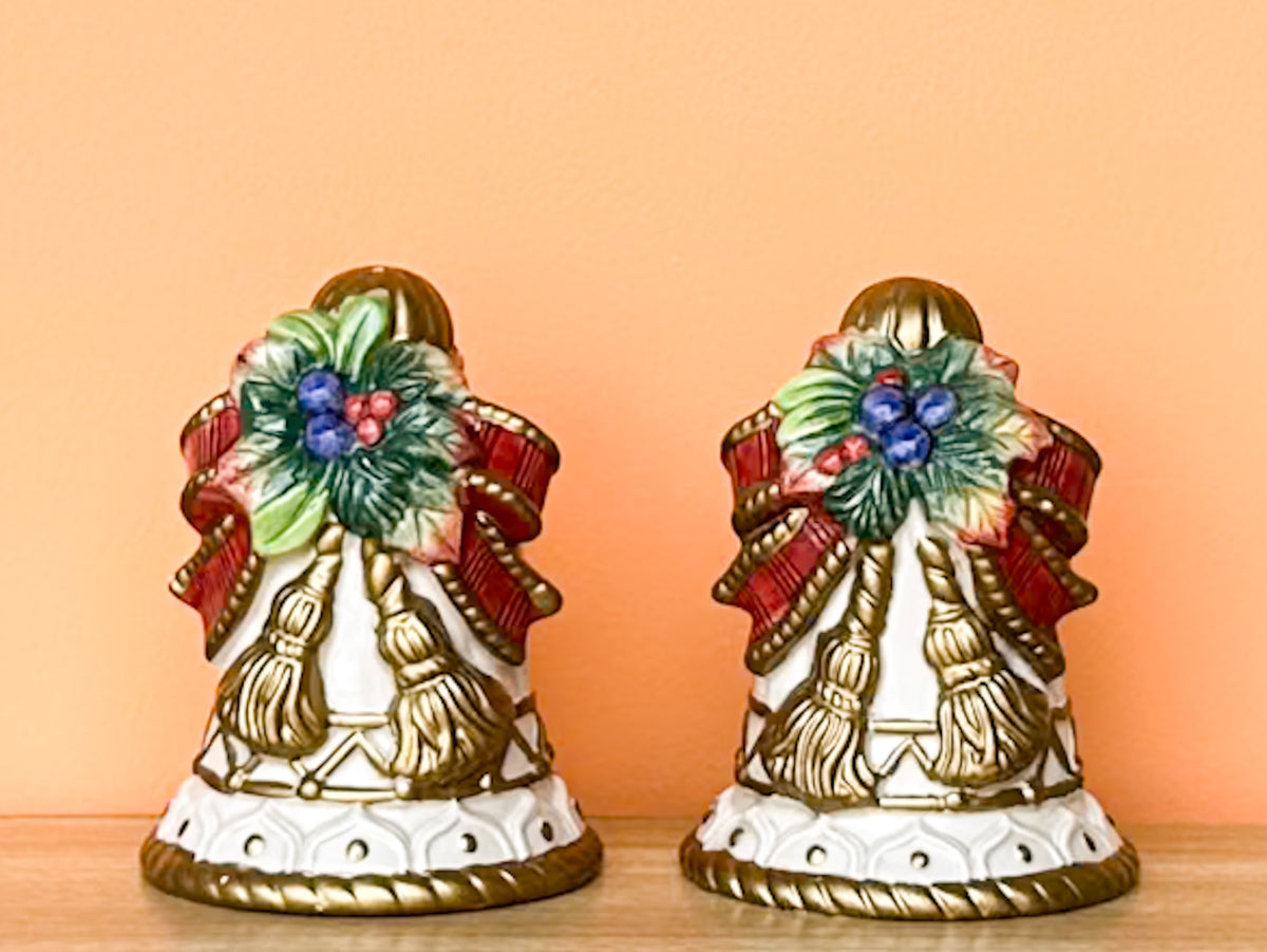 Fitz and Floyd Holiday Salt and Pepper Set