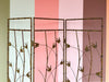 Faux Bamboo Metal Flower Screen