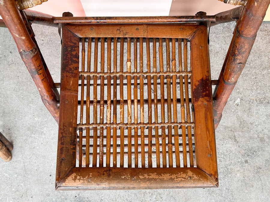Pair of Bamboo Folding Chairs
