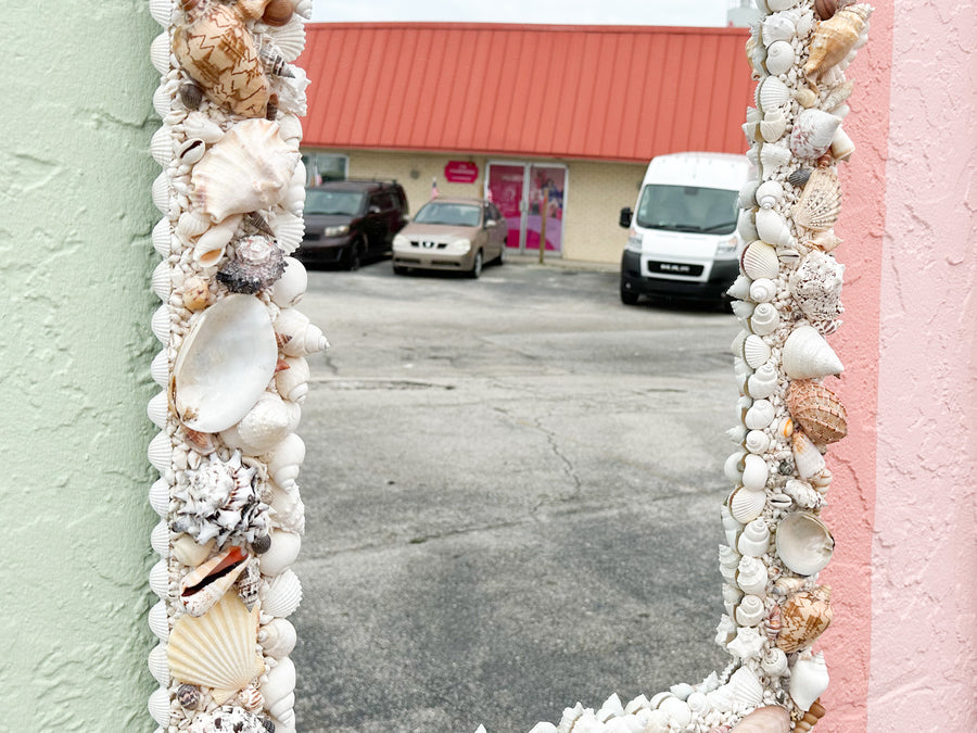Coastal Chic Shell Mirror