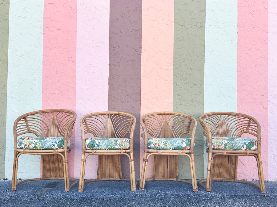 Old Florida Rattan Dining Set