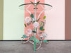 Flower Power Tole Floor Lamp