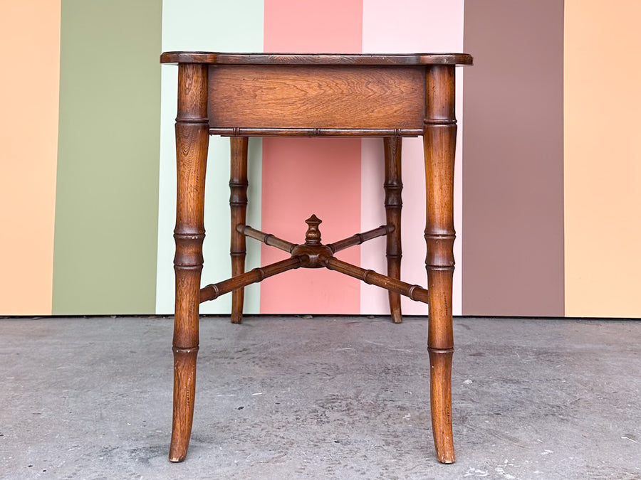Handsome Faux Bamboo Desk