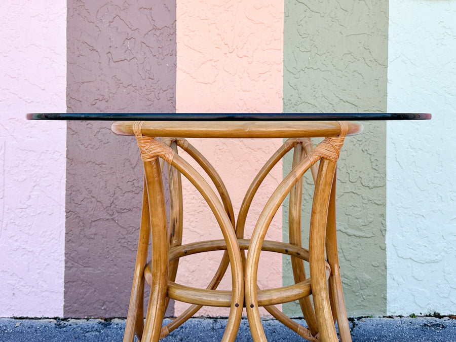 Coastal Rattan Dining Table