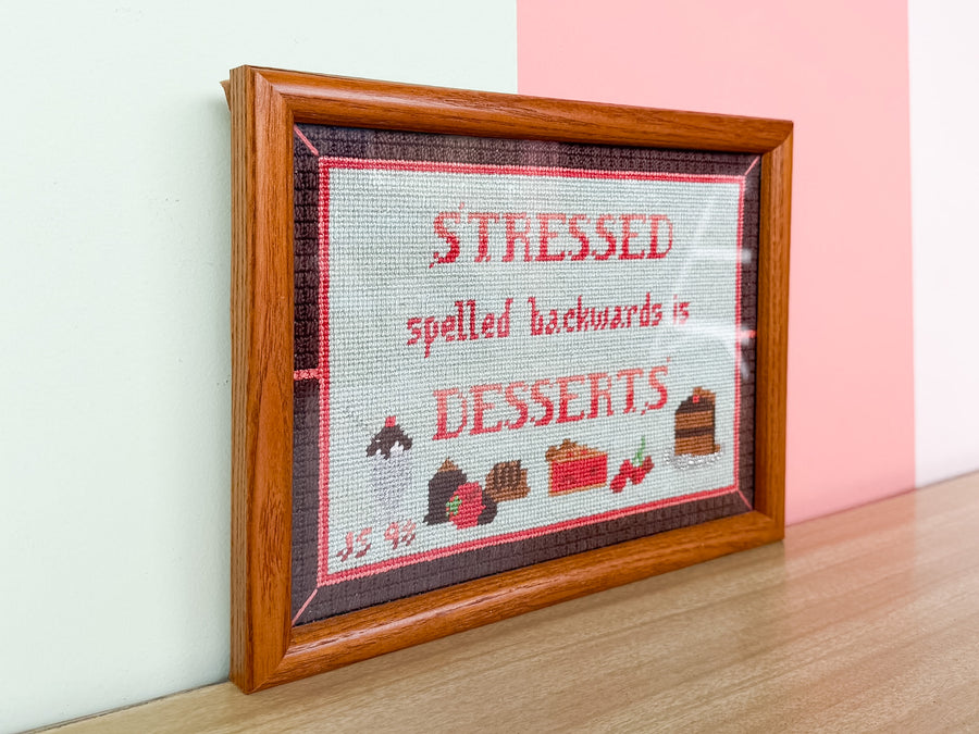 Golden Girls Chic Desserts Needlepoint