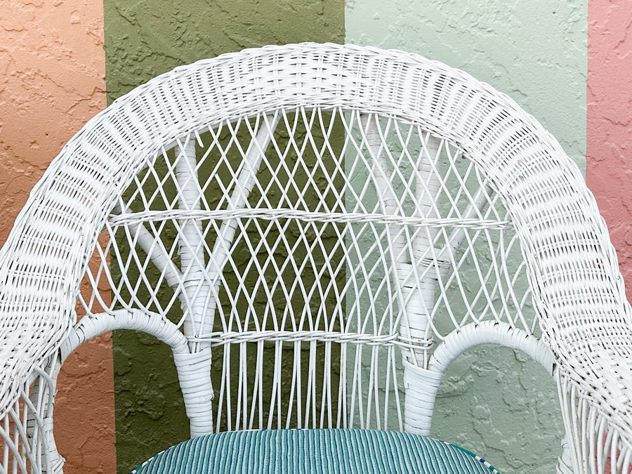 Pair of Wicker Chic Lounge Chairs