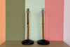 Pair of Tortoiseshell Bamboo Lamps