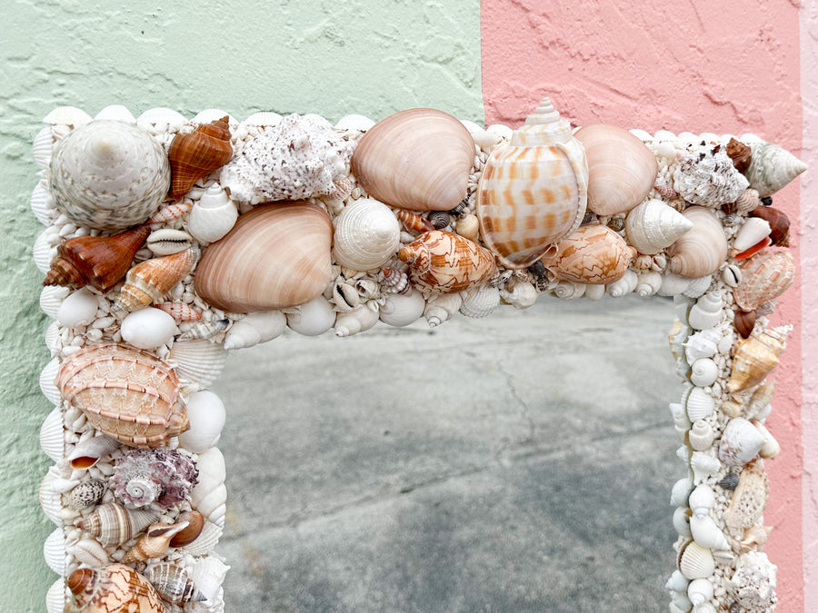 Coastal Chic Shell Mirror