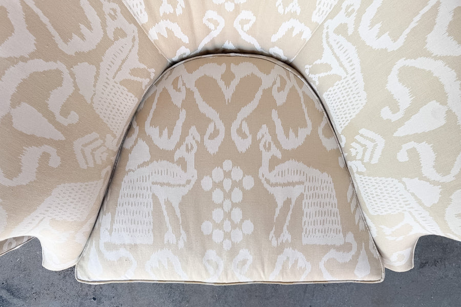 Pair of Newly Upholstered Swivel Chairs