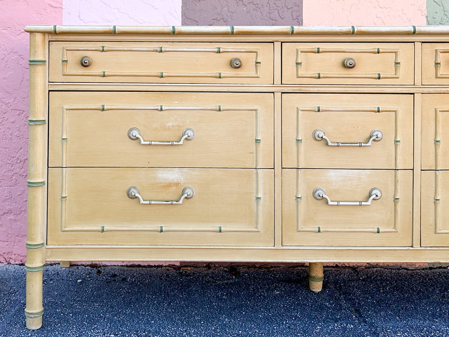 Thomasville Faux Bamboo Dresser
