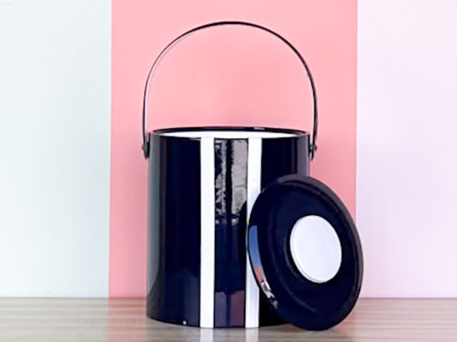 Preppy Navy Ice Bucket