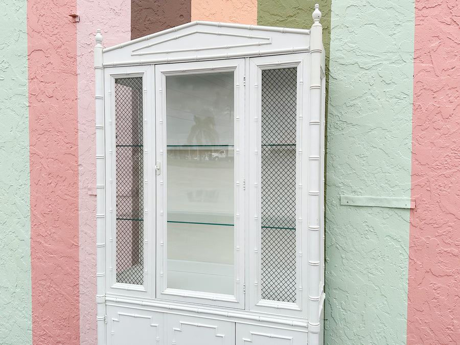 Thomasville Faux Bamboo Cabinet