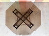 Handsome Rattan Coffee Table with Smoke Glass
