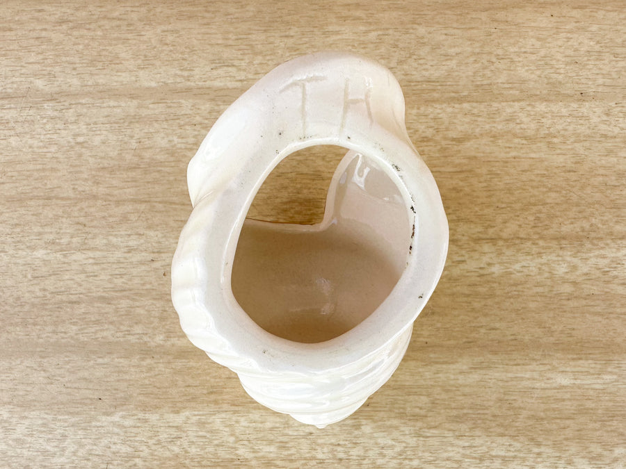 Set of Twelve Ceramic Seashell Napkin Rings