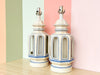 Pair of Pagoda Inspired Lamps