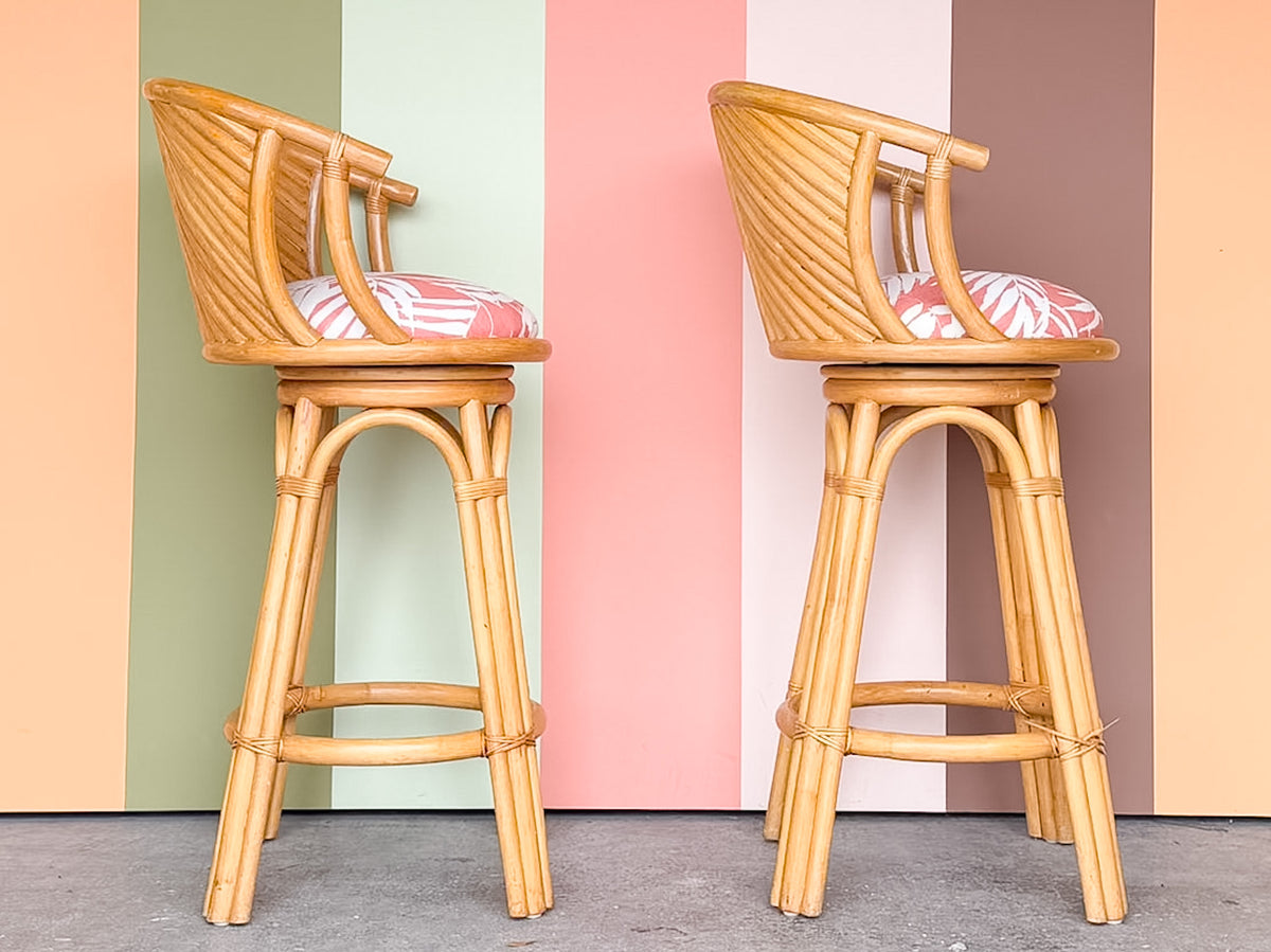Island Chic Bamboo Bar and Stools