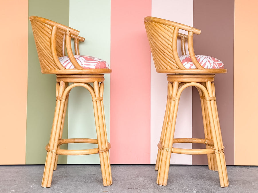 Island Chic Bamboo Bar and Stools