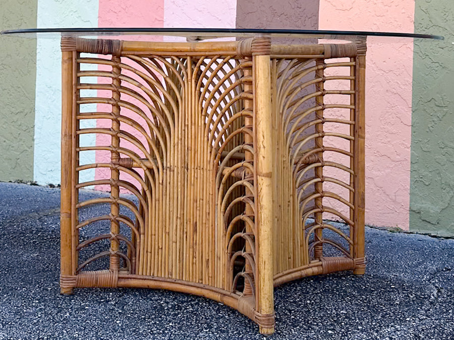 Old Florida Rattan Dining Set