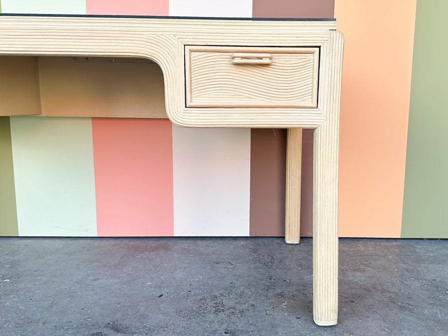 Coastal Chic Pencil Reed Desk and Chair