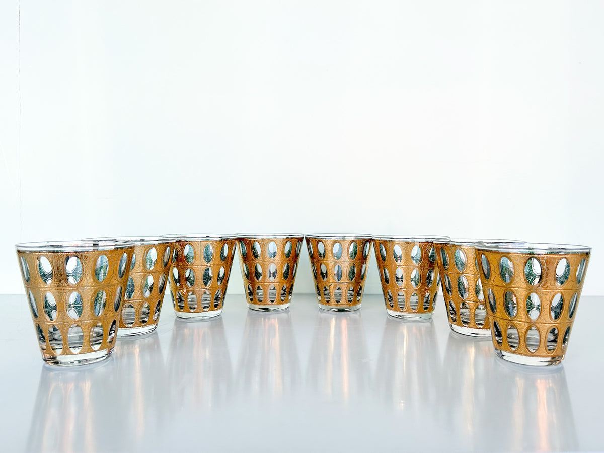 Set of Eight Culver Glassware